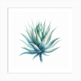 Flower of Aloe Art Print