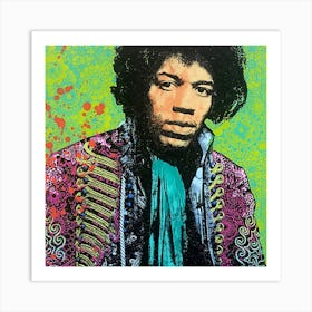 Jimi Hendrix portrait Art Print