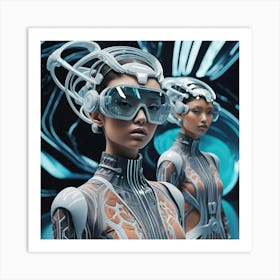 Futuristic Women Art Print