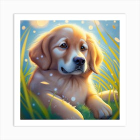 Golden Retriever 1 Art Print