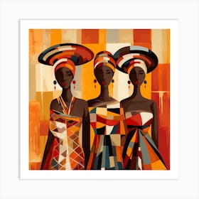 African Women 3 Art Print