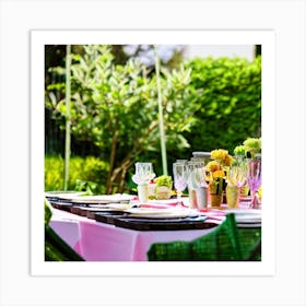 Table Setting 1 Art Print