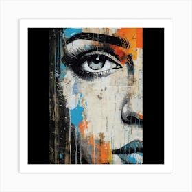 Face Of A Woman Art Print