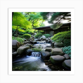 Japanese Garden 1 Art Print