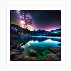 Milky Lake 2 Art Print