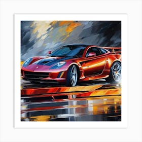 Ferrari F12 3 Art Print