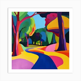 Abstract Park Collection Ibirapuera Park Buenos Aires Argentina 2 Art Print