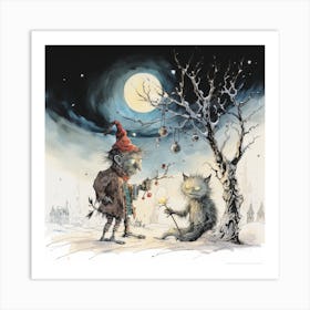 Santa Claus Art Print