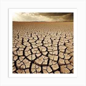 Arid Landscape Art Print