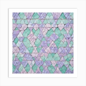 Mosaic Tile Background 1 Art Print