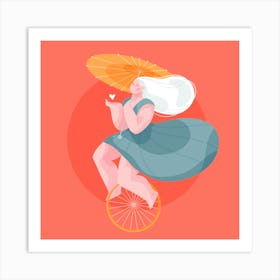 Unicycle Art Print