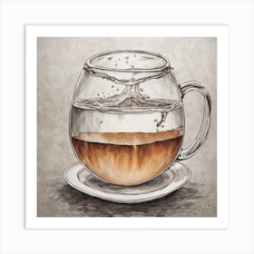 Coffee In A Cup Art Print