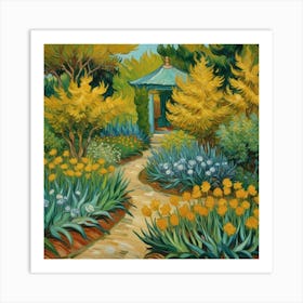 In The Garden van Gogh wall art Art Print 1 Art Print