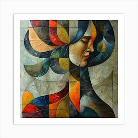 Abstract Of A Woman 13 Art Print