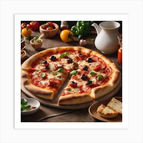 Pizza Art Print