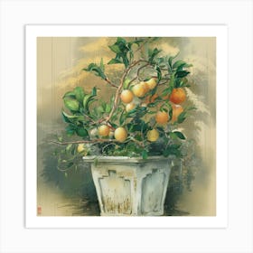 Tangerine Tree Art Print