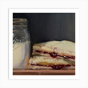 Jam Sandwich Art Print