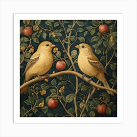 Birds In A Tree Art 1 Art Print