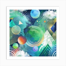 Abstract Painting 80 Art Print