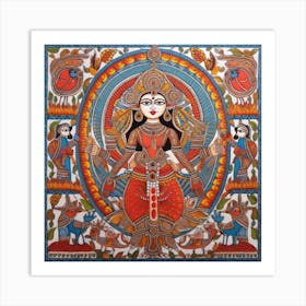 Hindu Goddess Art Print