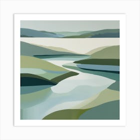 'River' 3 Art Print