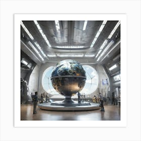 Space Station 107 Art Print