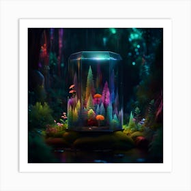 Forest In A Glass Art Print