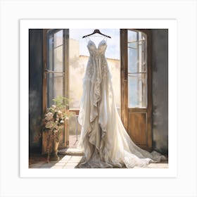 Wedding Dress 5 Art Print