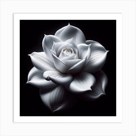 White Flower Art Print