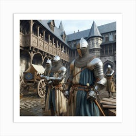 Medieval Knights 2 Art Print