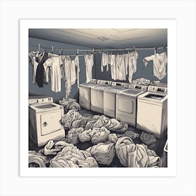 Laundry Room 1 Art Print