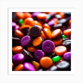 Halloween Candy Art Print