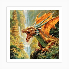 Dragon Painting (2) 1 Art Print