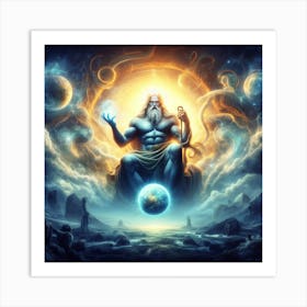 God Of The Sky 1 Art Print