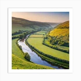 Wye Valley 1 Art Print