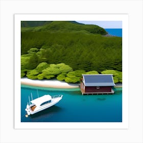 House On The Beach 2 Art Print