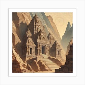 Mountain Temple 5 1 Art Print