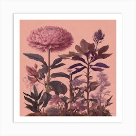 Chrysanthemums 2 Art Print