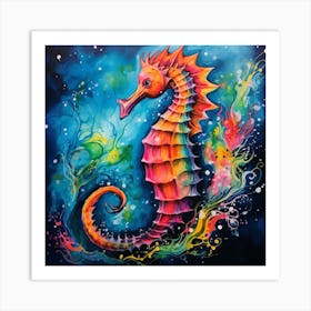 Seahorse 4 Art Print