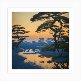 Landscape Photography In Style Anna Atkins (2) Art Print