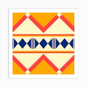 Aztec Pattern Art Print