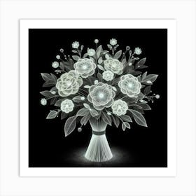 Bouquet Of Flowers Art Print