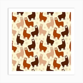 Alpacas 1 Art Print