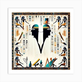 Egyptian Art Art Print