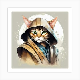 Star Wars Cat Art Print