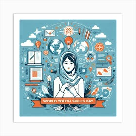 World Youth Skills Day 1 Art Print