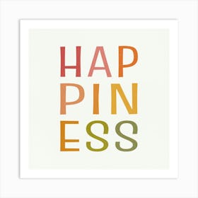 Happiness Art Print