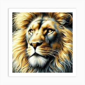 Wild Animal Illustration 198 Art Print