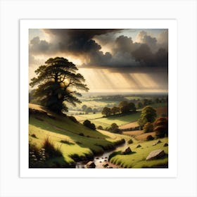 Tree In A Field 1 Art Print