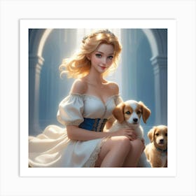 Cinderella 120 Art Print